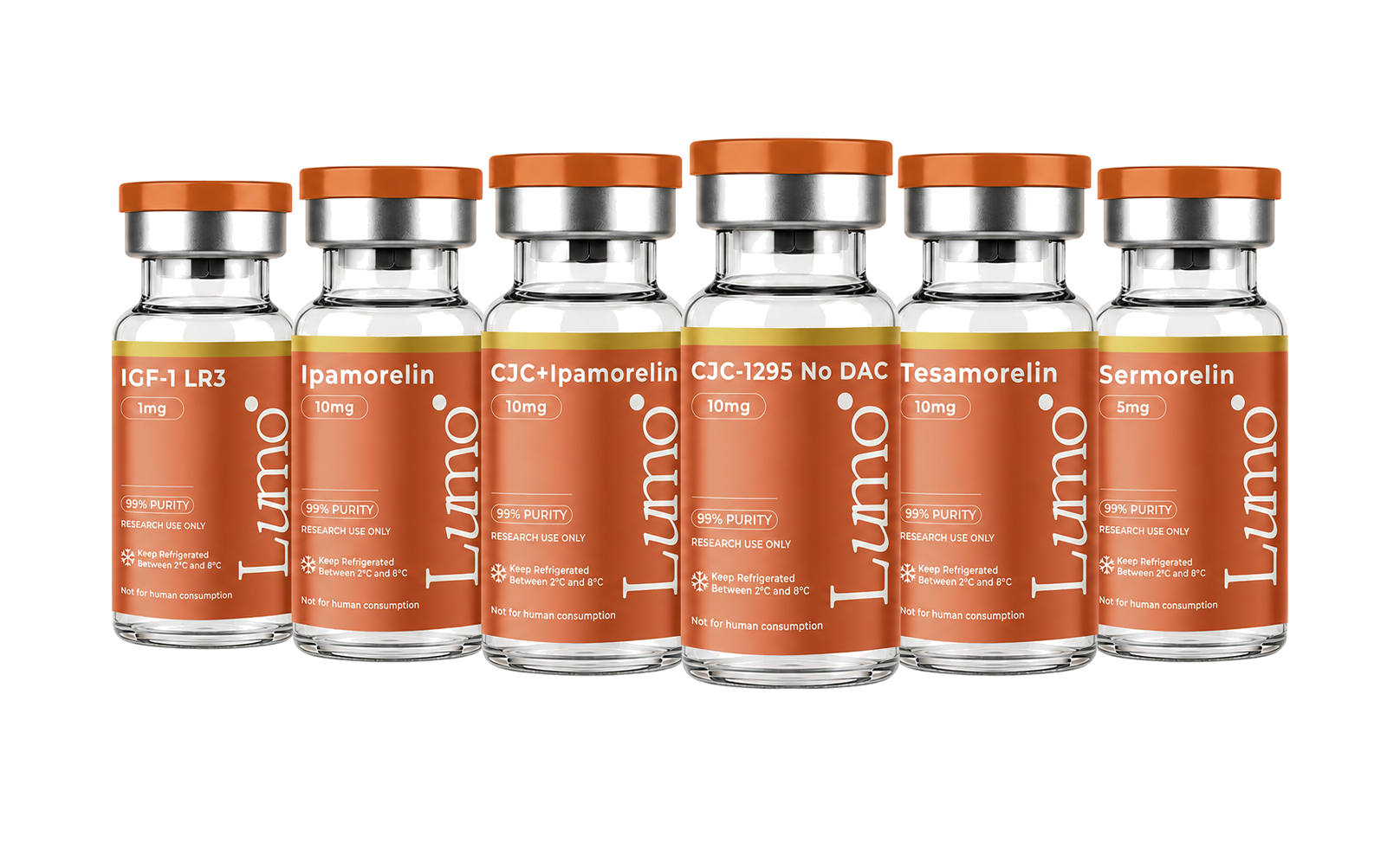 Lumo peptide vials